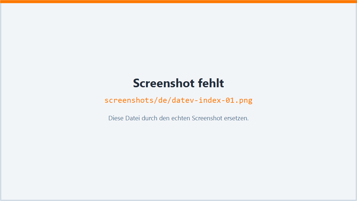 NCS-DATEV im Überblick
