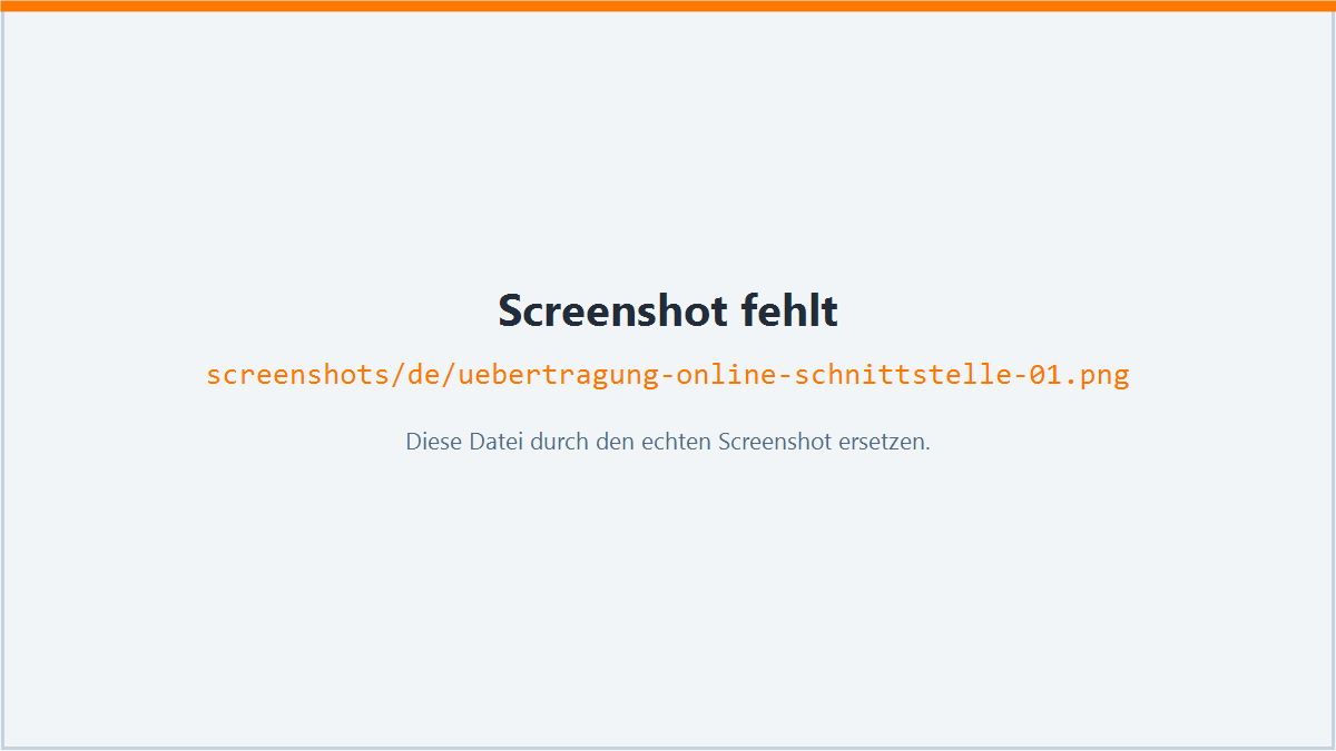 DATEV-Online-Schnittstelle